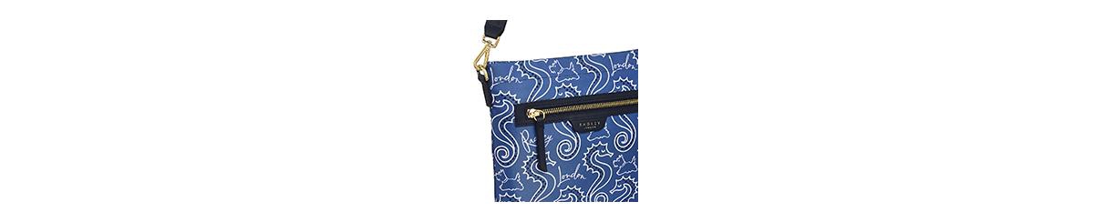 Radley London Finsbury Park Seahorse Small Ziptop Crossbody In Boathouse