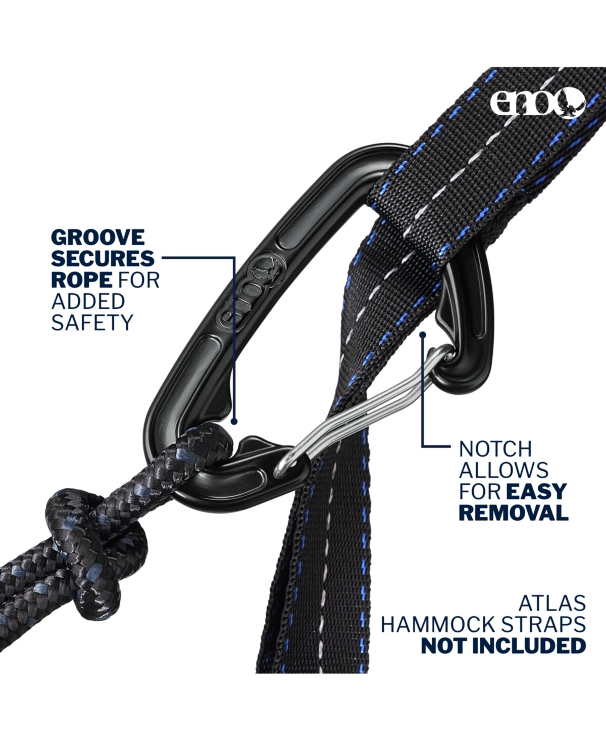 Eno DoubleNest Hammock - Lightweight, Portable, 1 to 2 Person Hammock - For Camping, Hiking, Backpacking, Travel, a Festival, or the Beach -Ora