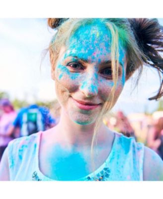 Color Powder, Vibrant Blue Holi Color, 10 Pounds (1 Pound per Packet), Pack of 10