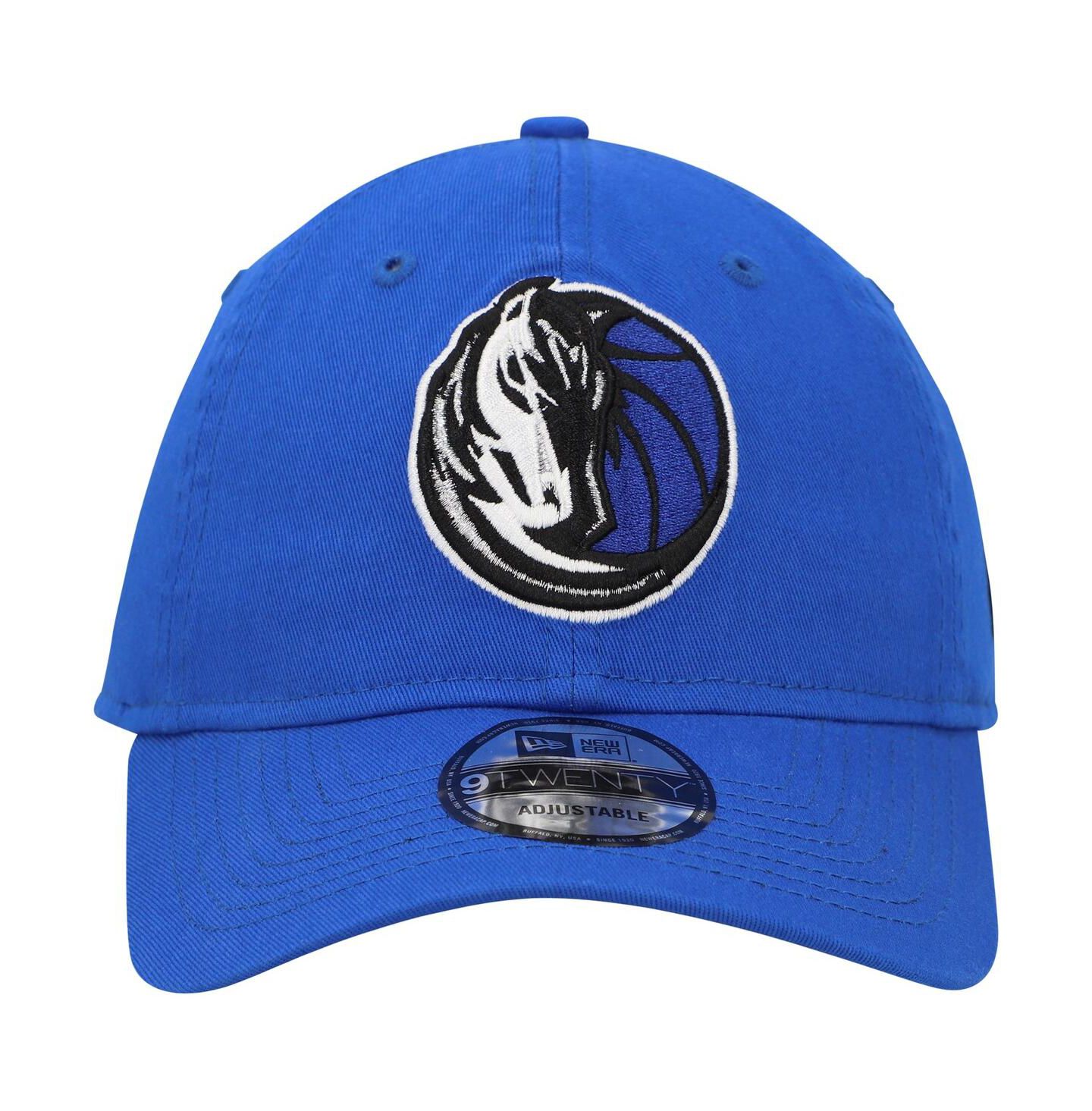 Мужская кепка New Era Blue Dallas Mavericks Team 2.0 9TWENTY Adjustable Hat — фото 2