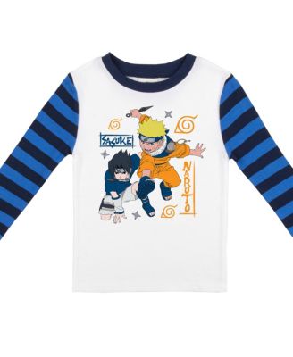 Little Boys Classic Characters Youth Blue Striped Long Sleeve Pajama Set