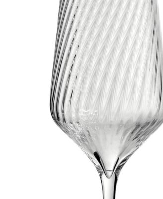Swirl Flute Glass, Set of 2