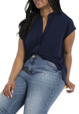 Women's Notch Collar Blouse