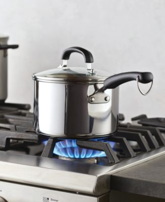 Brilliance Stainless Steel 3-Qt. Saucepan with Lid