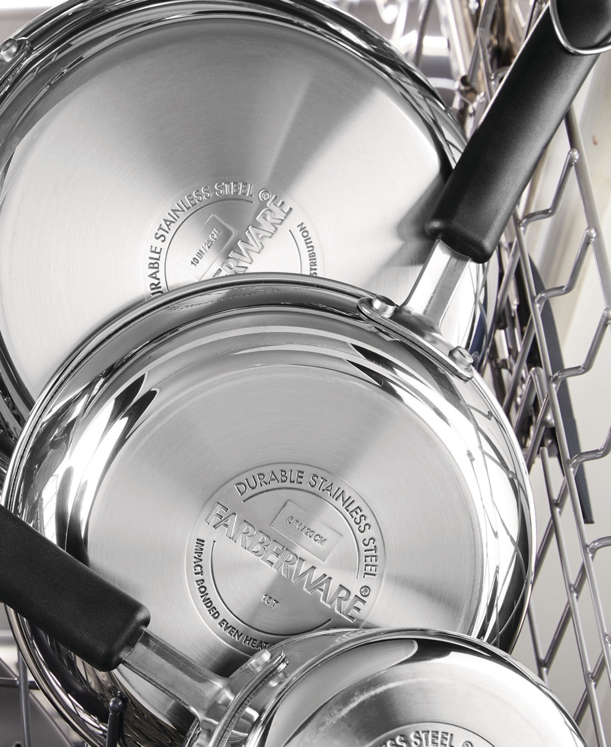 Farberware Brilliance Stainless Steel 8-qt. Stockpot With Lid In Silver