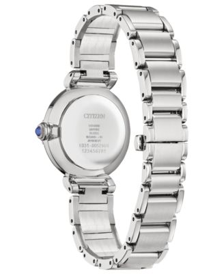 Eco-Drive Mae Women's Diamond Accent Stainless Steel Bracelet Watch 30mm