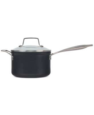 Essential Nonstick Ceramic 3-Qt. Saucepan with Glass Lid