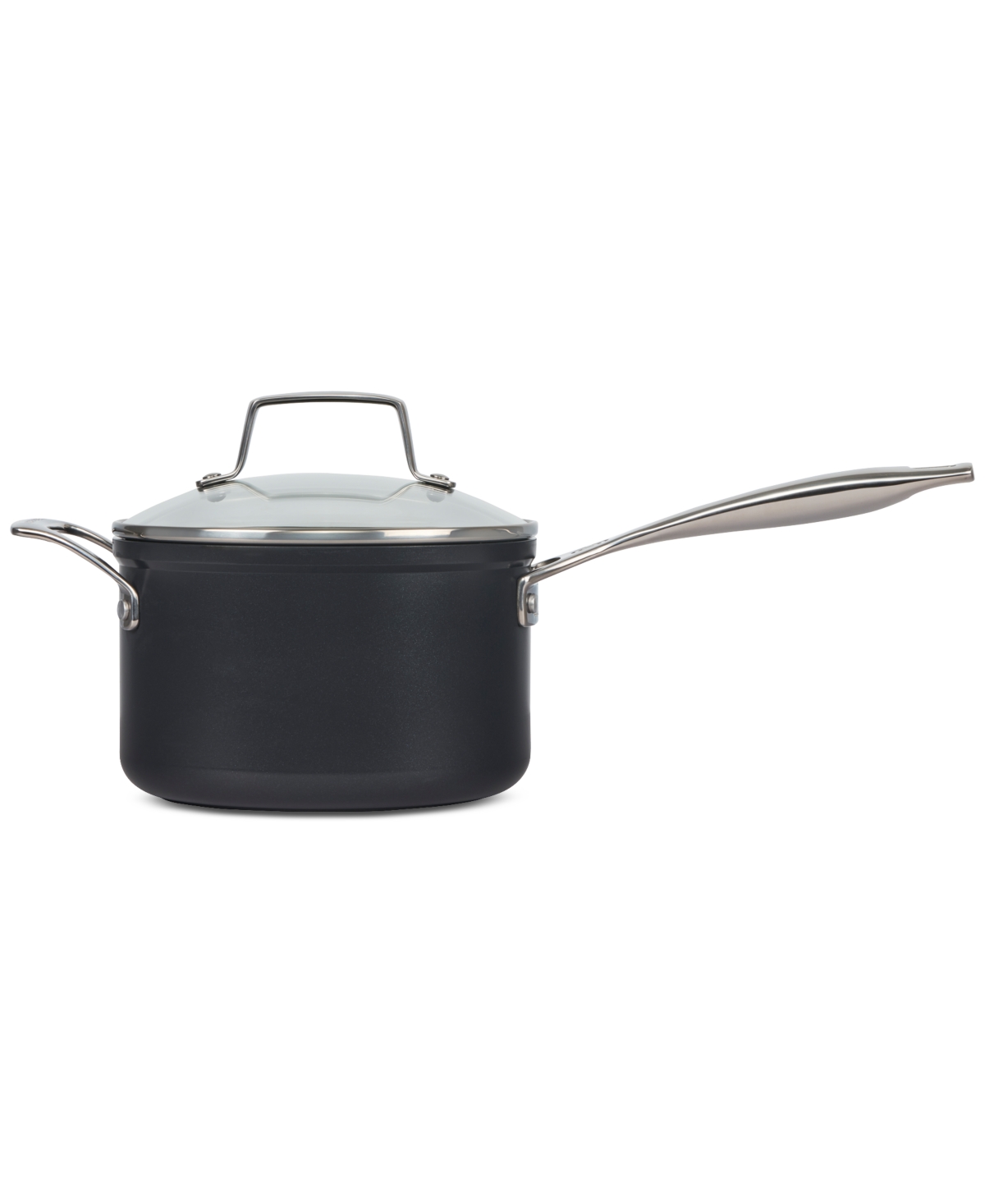 Le Creuset Essential Nonstick Ceramic 3-qt. Saucepan With Glass Lid In No Color