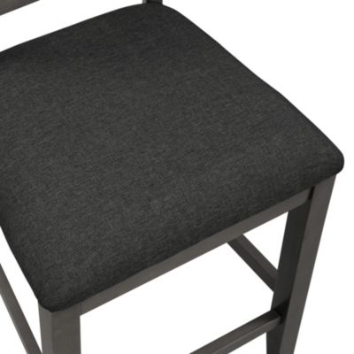 Streamdale Rustic Farmhouse 5-Piece Bar Table Set