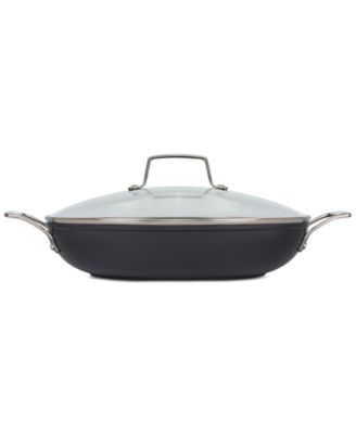 Essential Nonstick Ceramic 3.9-Qt. Shallow&nbsp;Braiser&nbsp;with Glass Lid