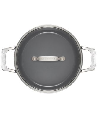 Essential Nonstick Ceramic 6.3-Qt. Stockpot with Glass Lid