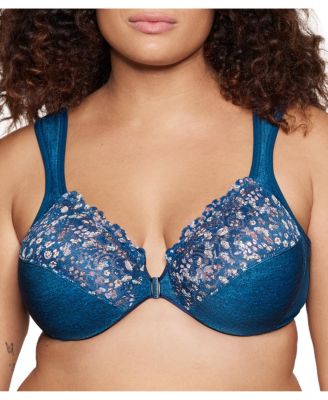 Women's Full Figure Plus Size Wonderwire Front Close Bra 1245