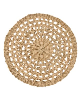 Rustic Charm Seagrass Placemat Set of 4,15"x15"