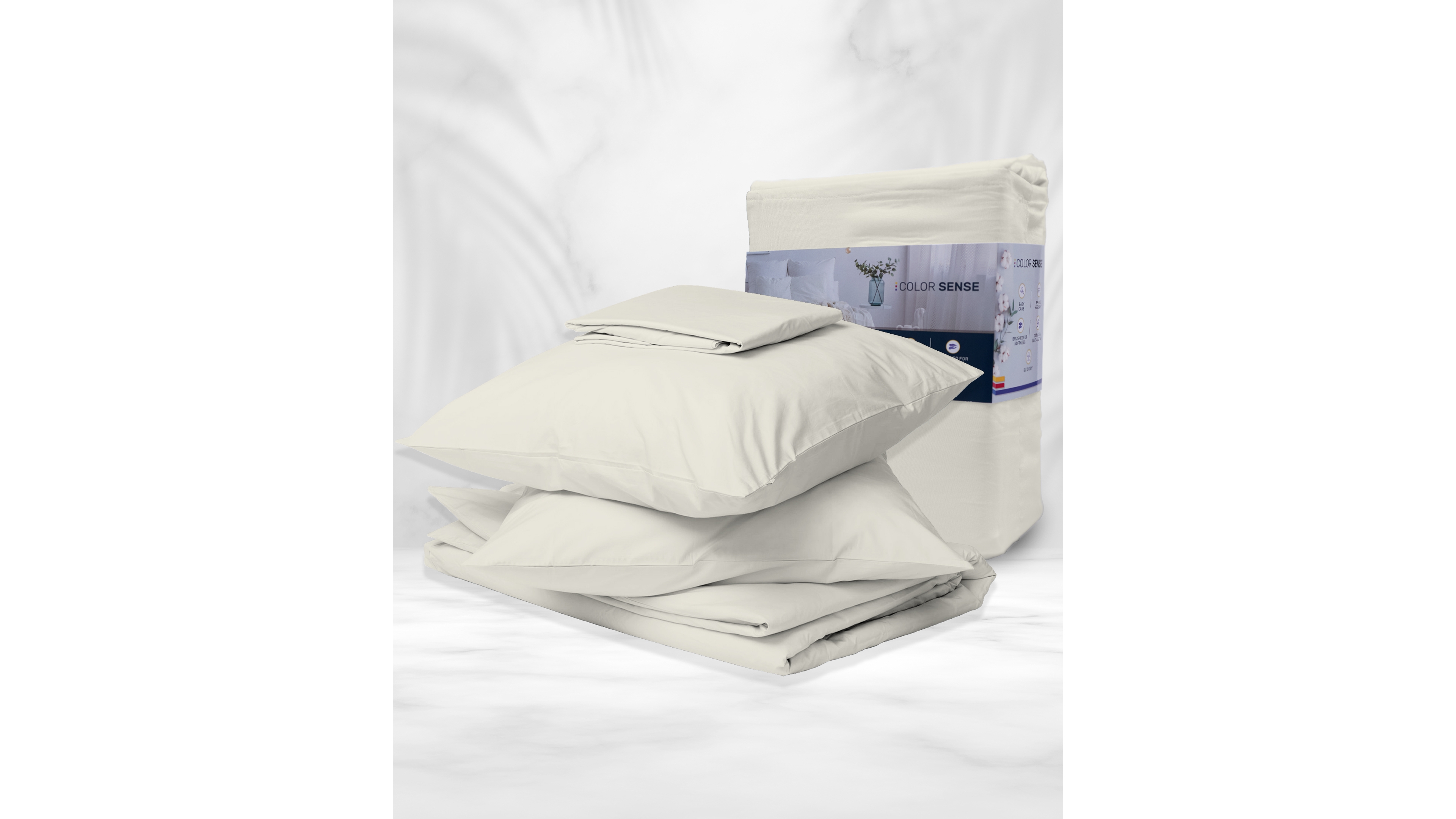 Color Sense 800 Thread Count Cotton Blend 4 Pc Sateen Sheet Set, King
