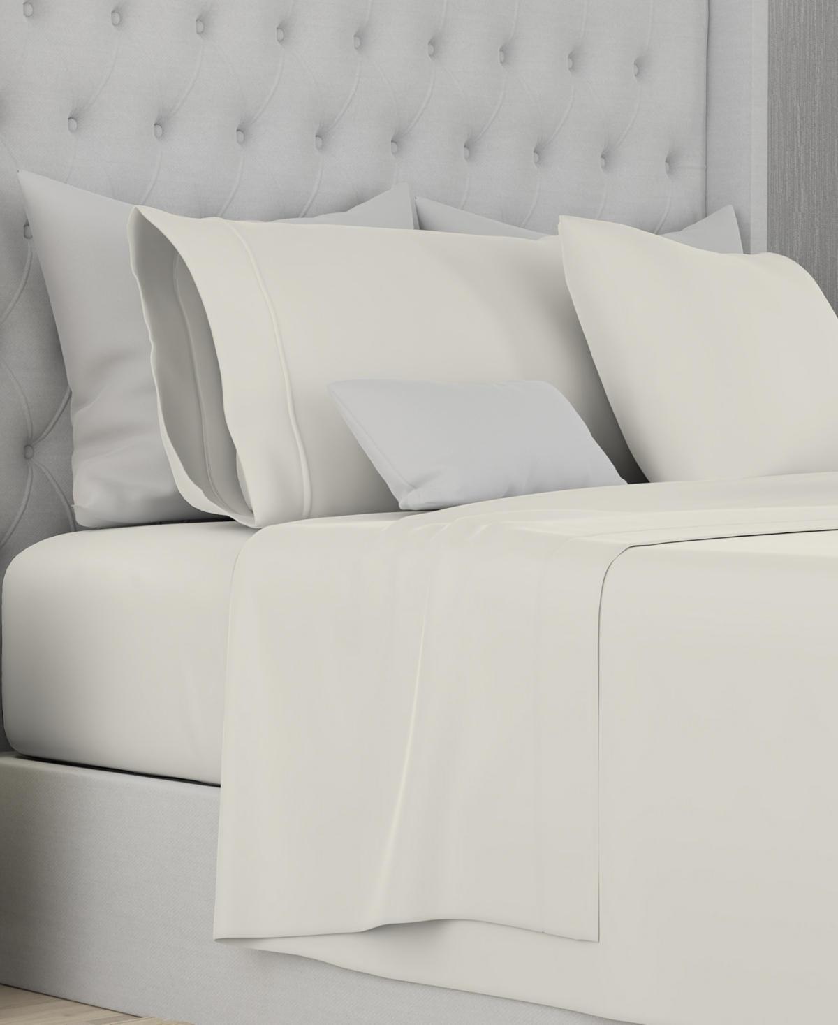 Color Sense 800 Thread Count Cotton Blend 4 Pc Sateen Sheet Set