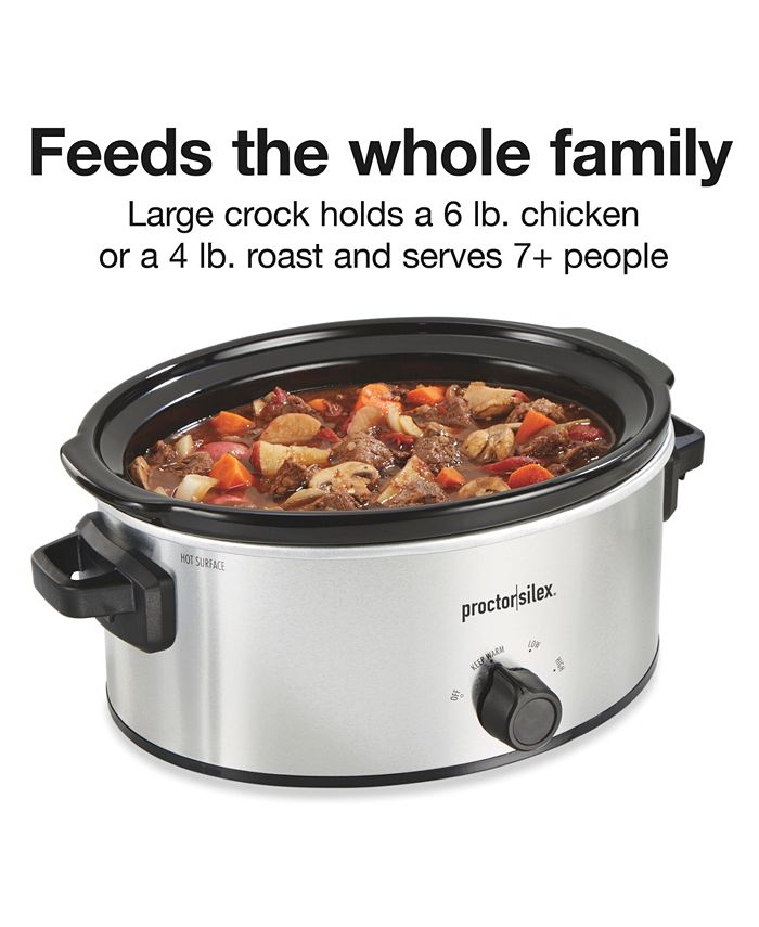 Proctor Silex 6 Quart DoubleDish Slow Cooker Macy's