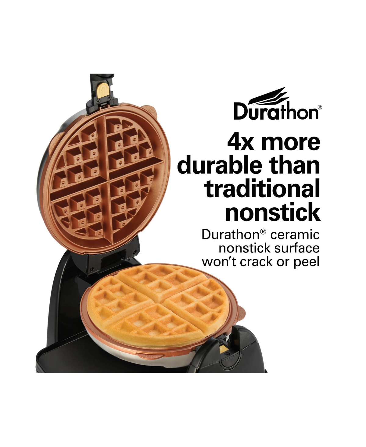 Hamilton Beach Durathon Removable-Grid Belgian Waffle Maker - 26133