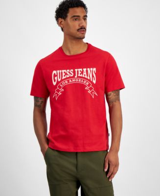 Guess Jeans Blue Organic Cotton Men's T-Shirt