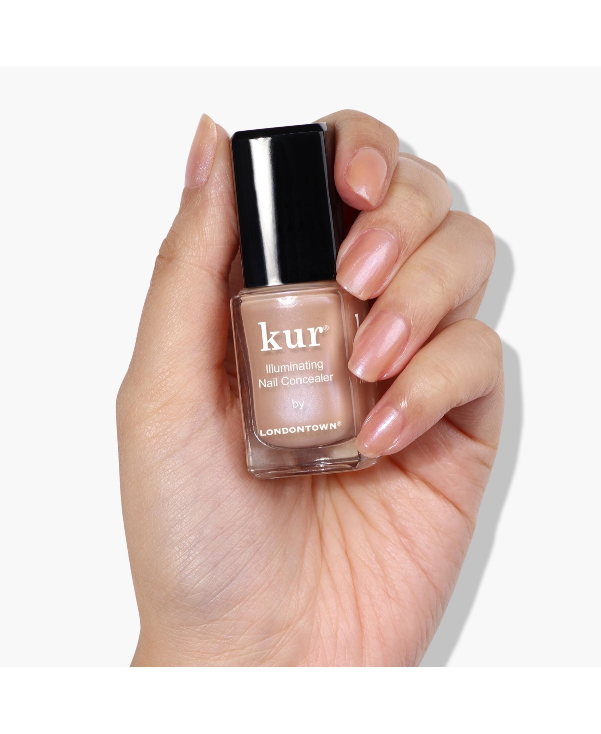 Londontown Bare Illuminating Nail Concealer, 0.4 Oz. In Lustrous Beige