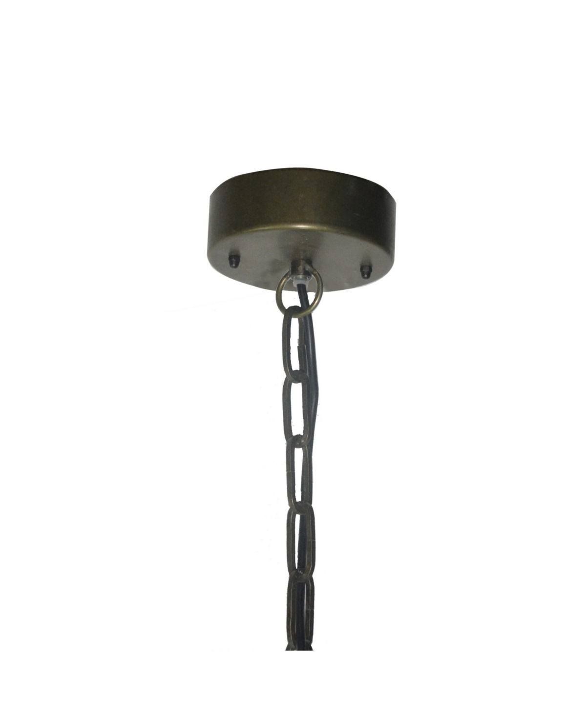 Storied Home 2-tier Draped Wood Bead Chandelier In Grey