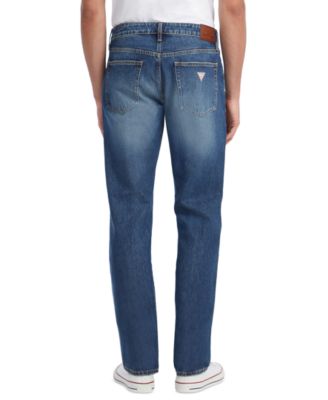 Men's Medium-Wash GJ G16 Straight Jeans