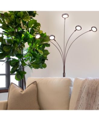 Orion 74" LED Tree Arc Floor Lamp with 5 Adjustable Arms