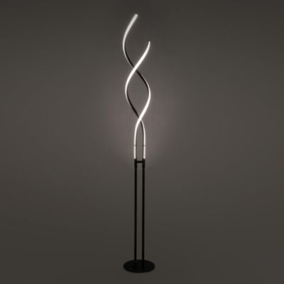 Embrace 60" LED Industrial Spiral 2-in-1 Floor to Table Lamp