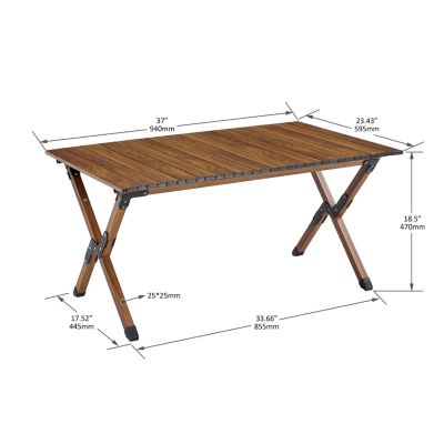Streamdale Lightweight Folding Outdoor Table for Camping and Parties