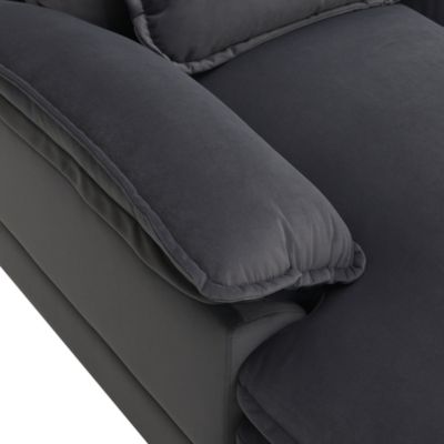 Modern U-Shaped Sectional Sofa with Sleeper and Chaise