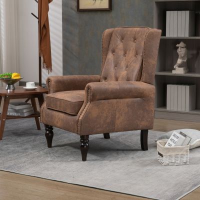 Wood Frame Armchair, Modern Accent Chair Lounge Chair