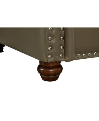 Living Room Sofa Single Seat Chair With Wood Leg Faux Leather