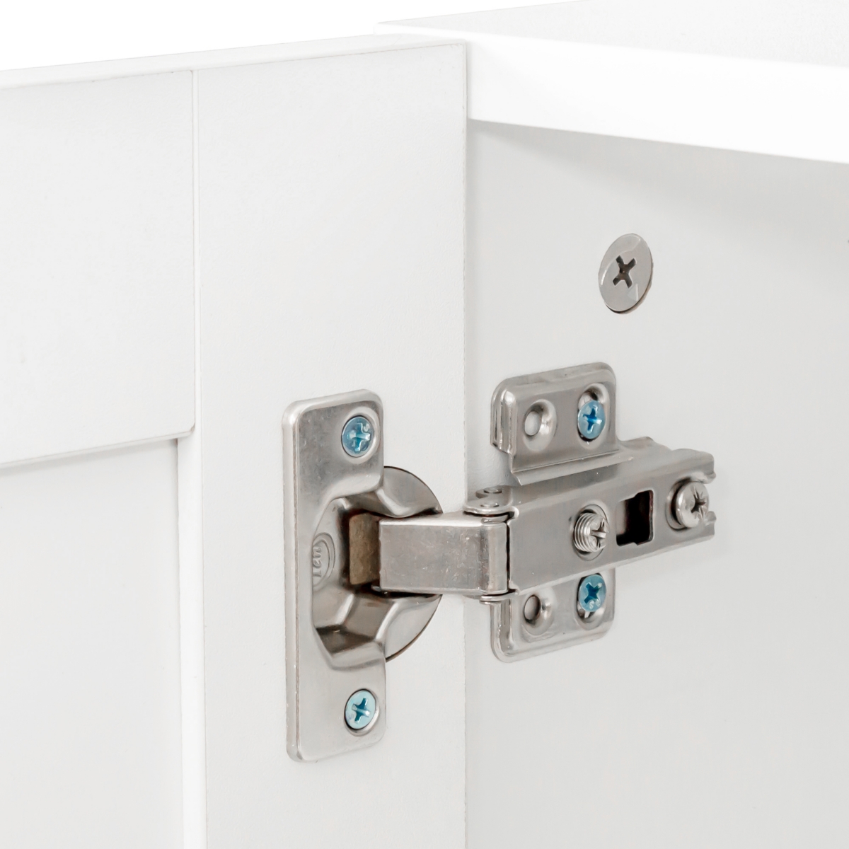 Streamdale Furniture Stackable Wall Mounted Storage Cabinet, 11.81" D X 31.50"W X 29.92" H, White