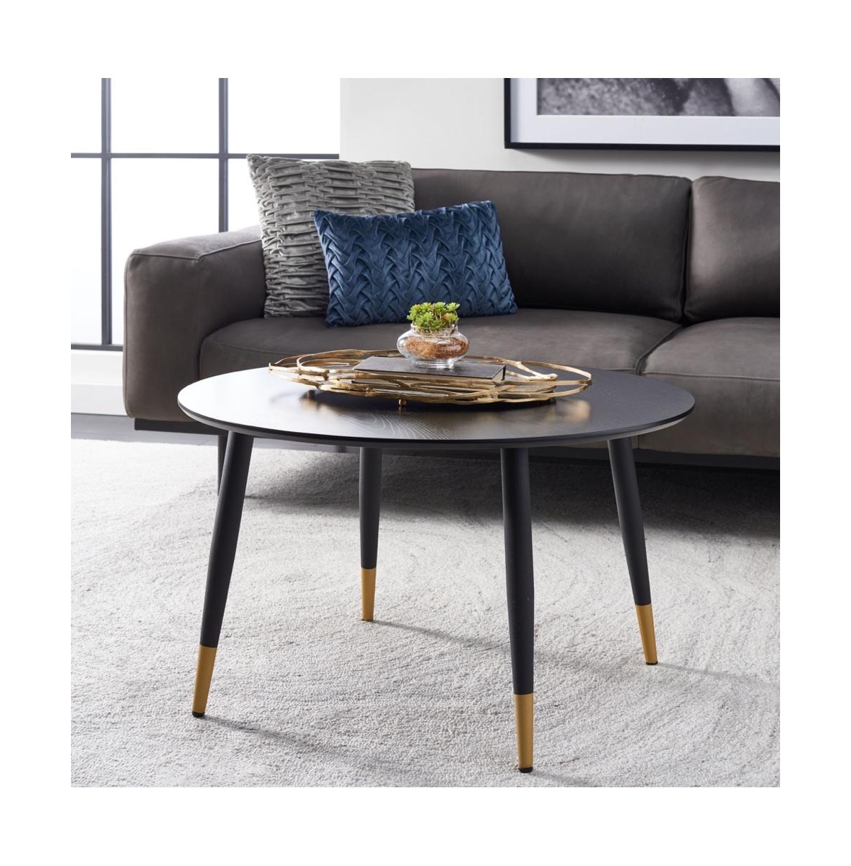 Safavieh Beck Round Coffee Table -gold