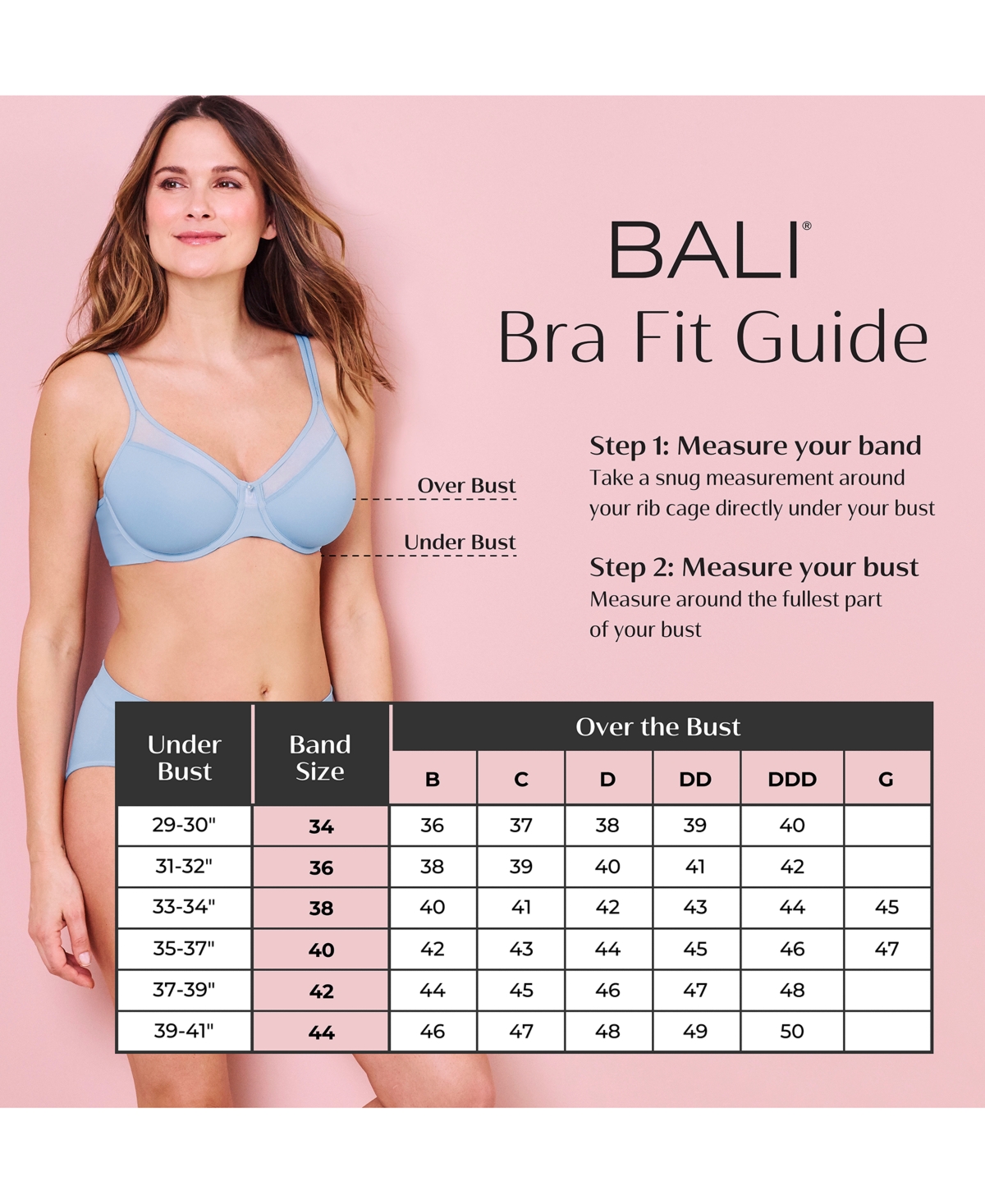 Bali Women's Breathe Lace Underwire Bra  -Almond