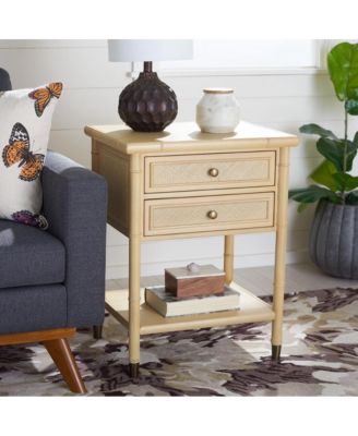 Ahab 2 Drawer 1 Shelf Accent Table