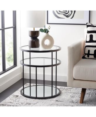 1 PC Wood  Layta 3-Tier Wood Open Shelf Accent Table