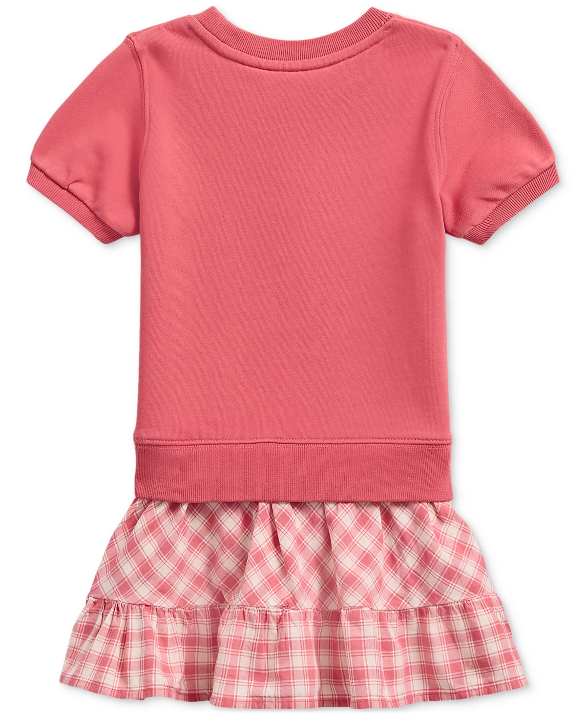 Polo Ralph Lauren Toddler & Little Girs Plaid French Terry Sweatshirt Dress