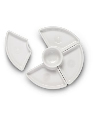 5 Pc. White Entertaining Set