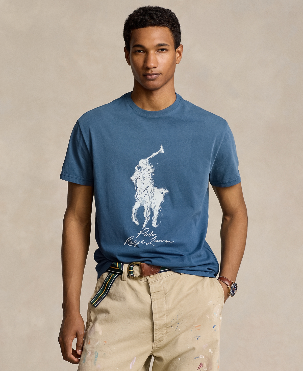 Polo Ralph Lauren Men's Classic-Fit Big Pony Jersey T-Shirt