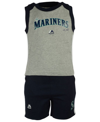 Majestic Toddlers' Seattle Mariners Tank and Shorts Set