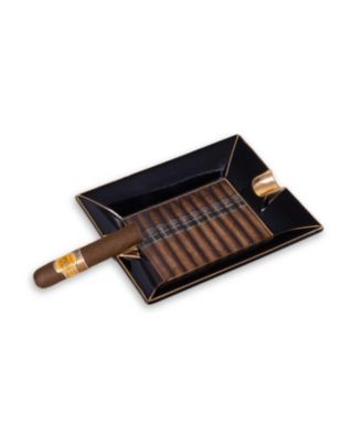 Cigar Design Porcelain Ashtray