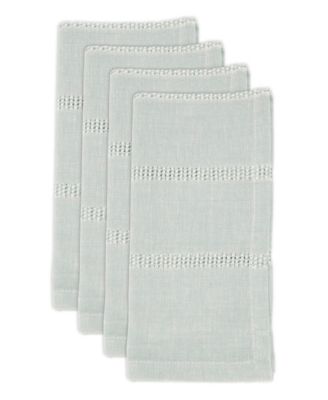 Leno Stripe Elegance Napkin Set of 4, 20"x20"