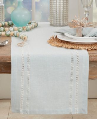 Leno Stripe Elegance Table Runner, 13"x72"