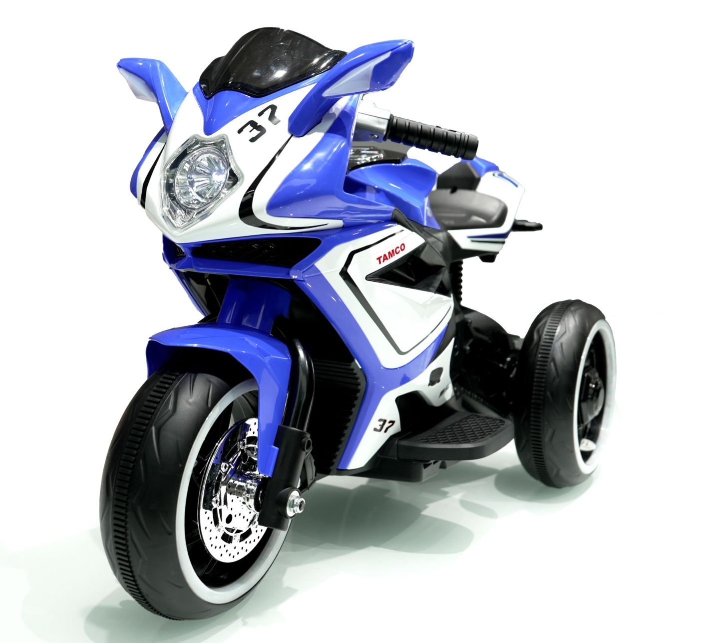 Детская игрушка Streamdale Furniture Electric Ride-On Motorcycle with Music, 3–4 года, цвет: Синий — фото 10
