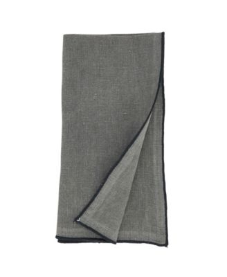 Stonewashed Stitch Border Table Napkins Set of 4,20"x20"