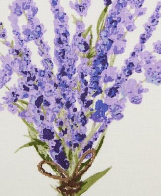 Cotton Kitchen Towel Set Lightweight Fast-Drying Dish Towels, 18x28", Lavender Bouquet, 3 Piece