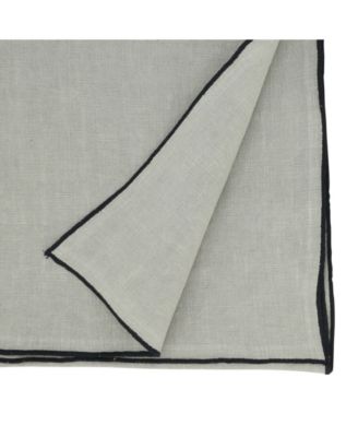 Stonewashed Stitched Edge Table Runner, 16"x72"