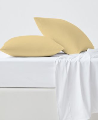 Purity Home 400 Thread Count Cotton Percale Pillowcase Pair, Standard