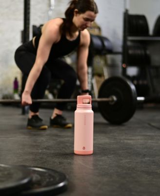 Alpine Flip 'N Sip Insulated, Leakproof Water Bottle with Straw, 40 OZ-2pk