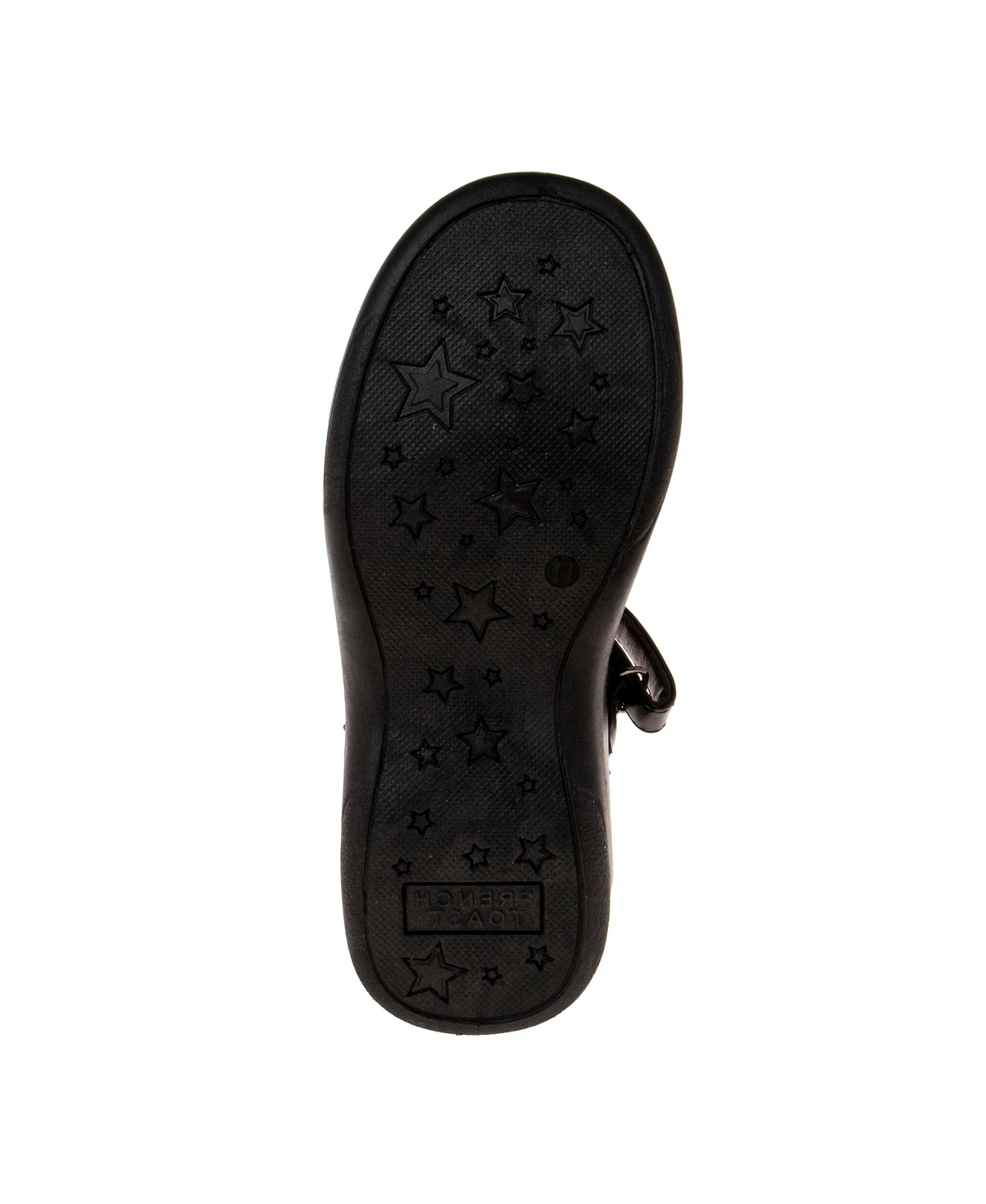 Shop French Toast Little Girls Artificial Leather Construction School Shoes In Black